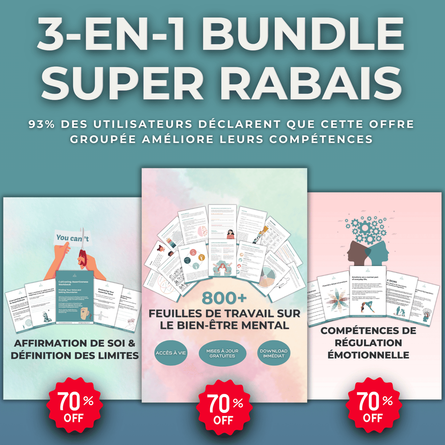 Bestsellers Bundle (Français) - Mental Balance Hub