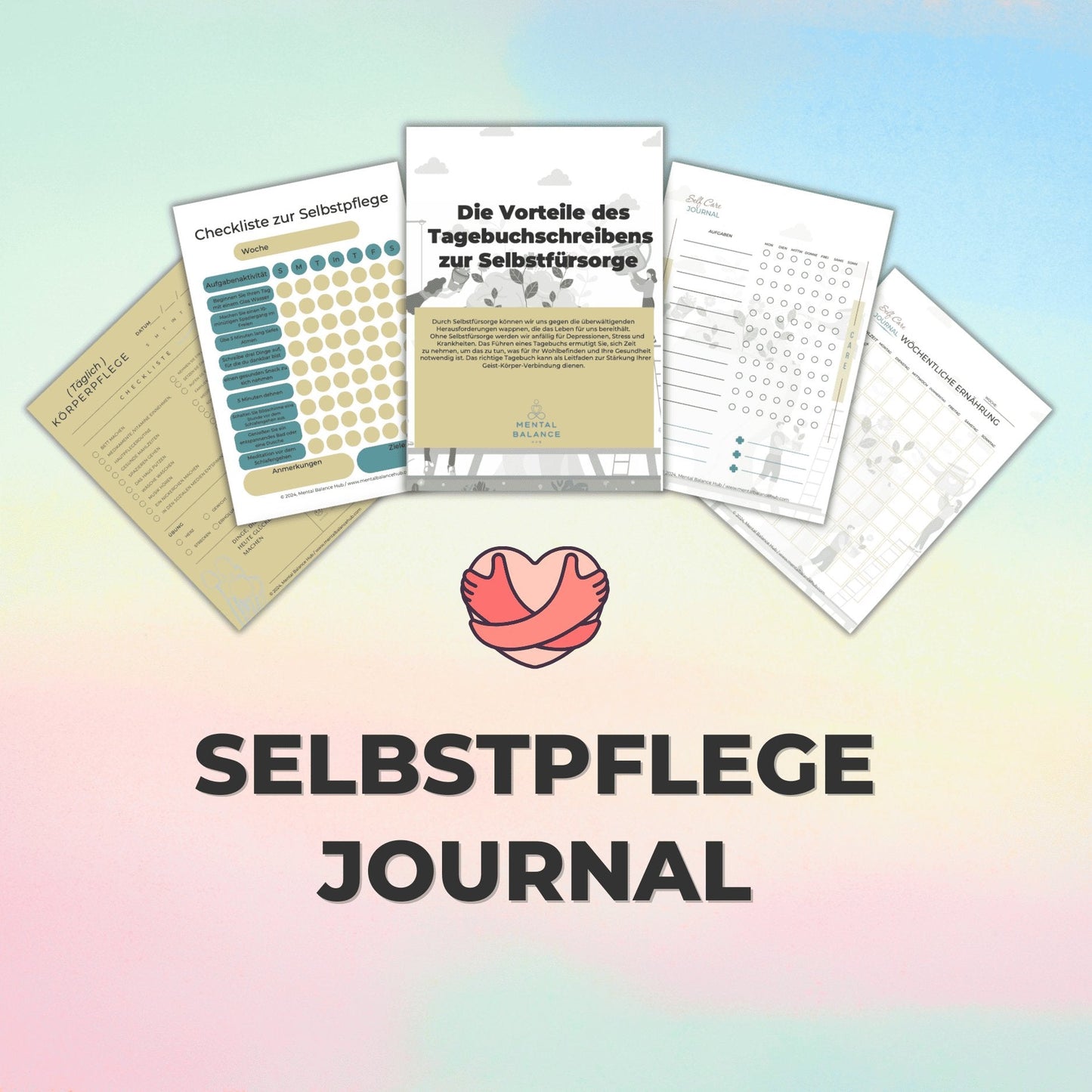 Selbstpflege Journal - Mental Balance Hub