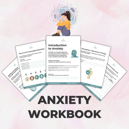 Anxiety Workbook - Mental Balance Hub