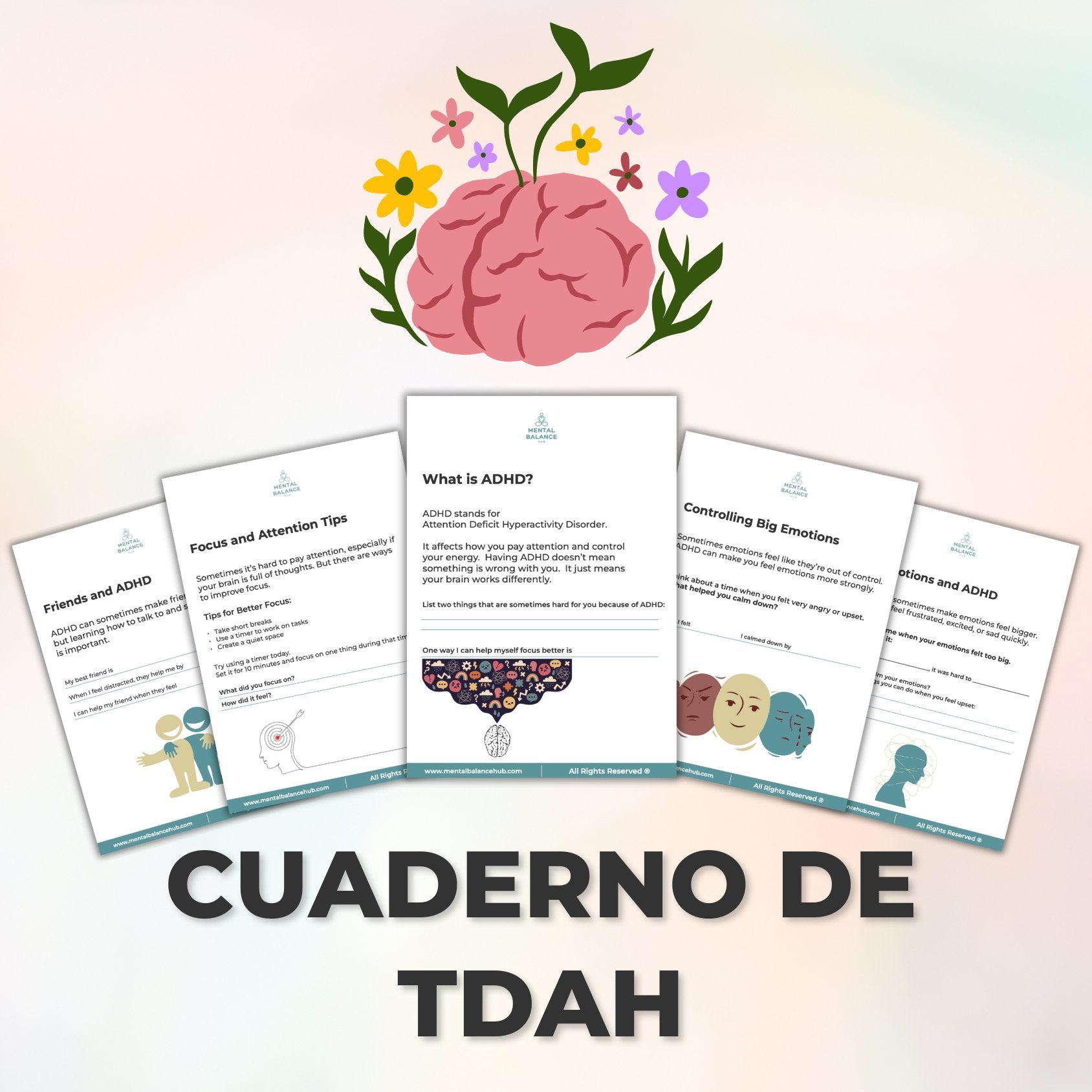 Cuaderno de TDAH - Mental Balance Hub